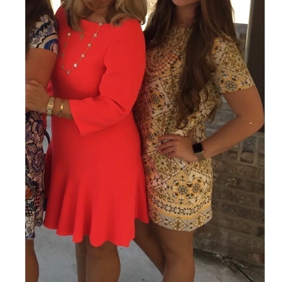 Lulus Dandy Lion Mini Dress S Shift Yellow Print Tile Vacation Party Summer Trip - Picture 14 of 16